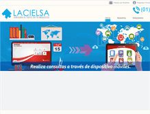 Tablet Screenshot of lacielsa.com